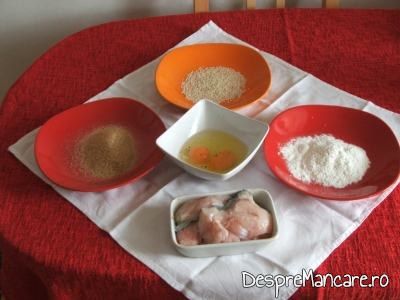 Ingrediente pentru pane-uri de somn cu seminte de susan 