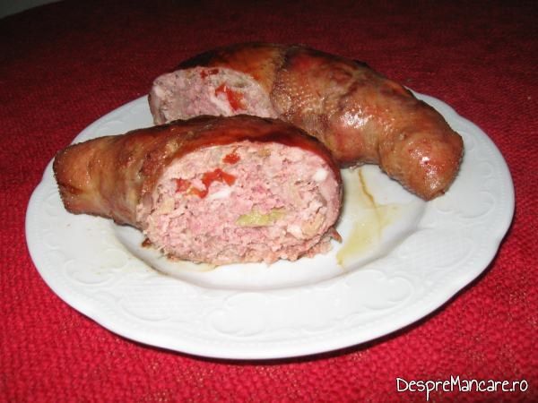 gusa de curcan umpluta cu 3 feluri de carne 8