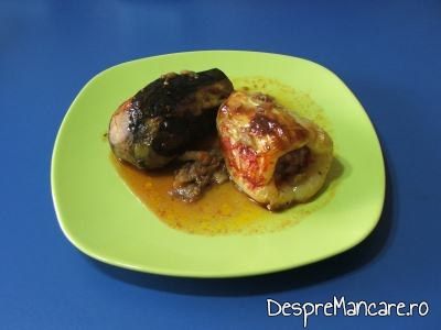 vinete si ardei umplute cu carne tocata de vitel 3