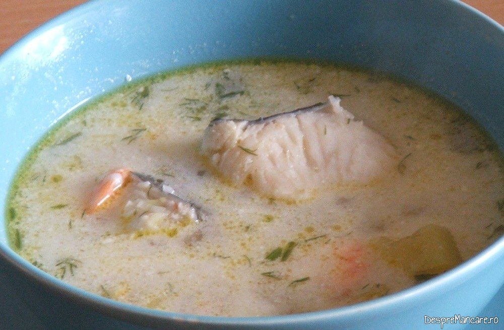 supa mediteraniana cu fructe de mare si peste 7
