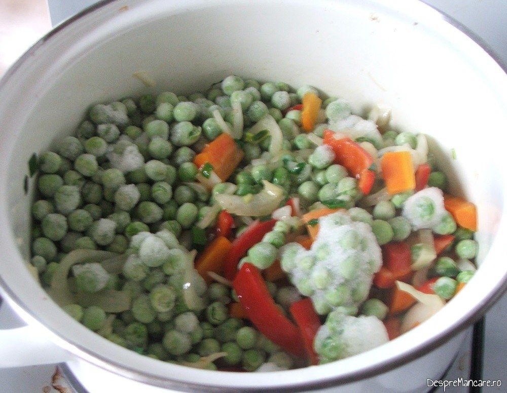 Calire legume congelate.