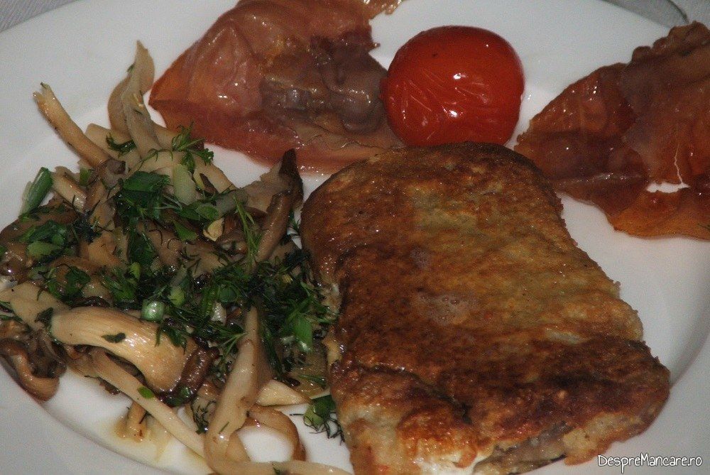 pane din limbaa de vaca cu ciuperci si prosciuto 6