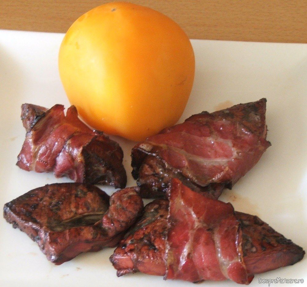 ficat de vitel invelit in sunca la gratar 2