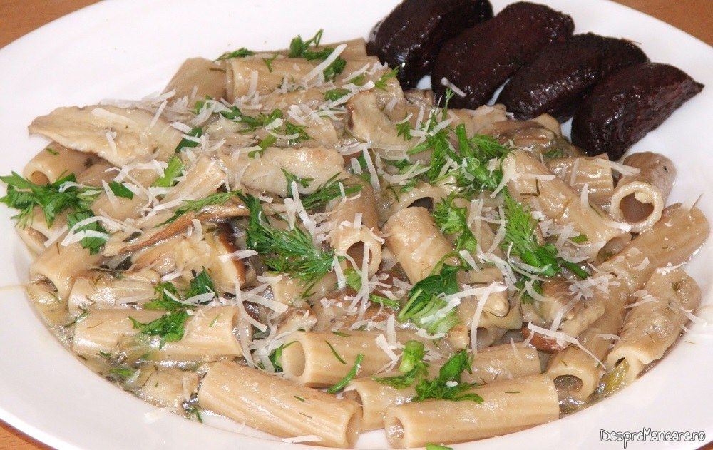 paste integrale cu hribi si parmezan 9