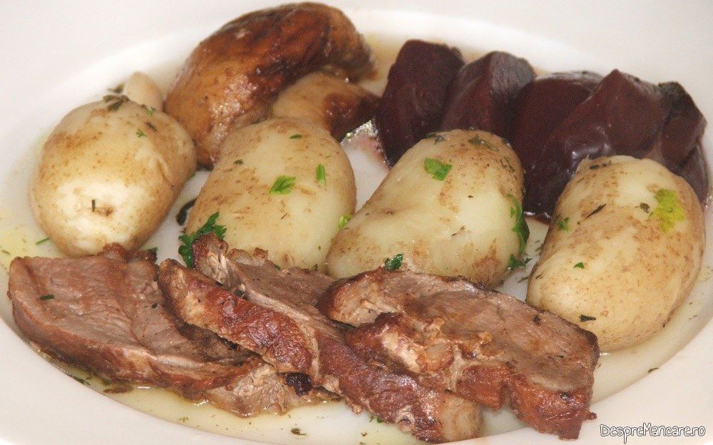 piept de rata la gratar cu cartofi noi fierti cu unt 11
