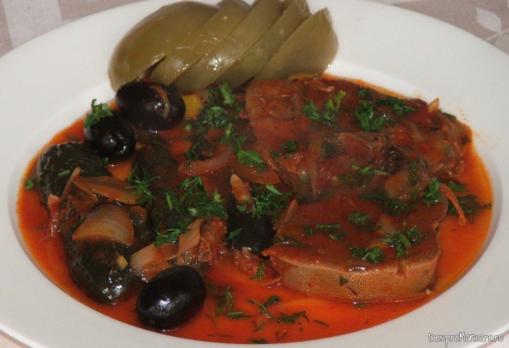 mancare de castraveti cu limba si masline 8