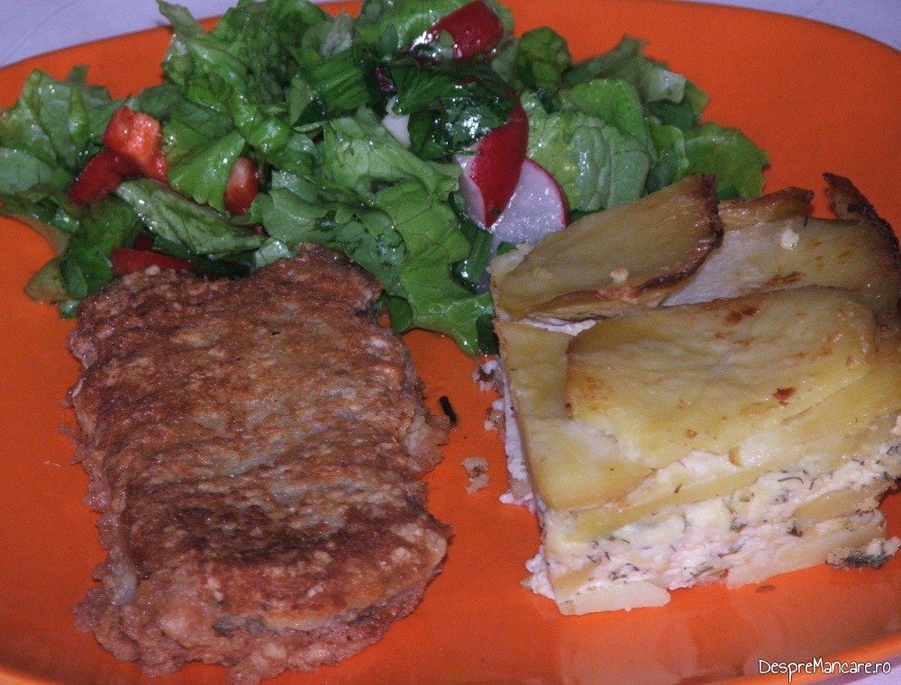 pane din limba de vaca cu cartofi gratinati 9