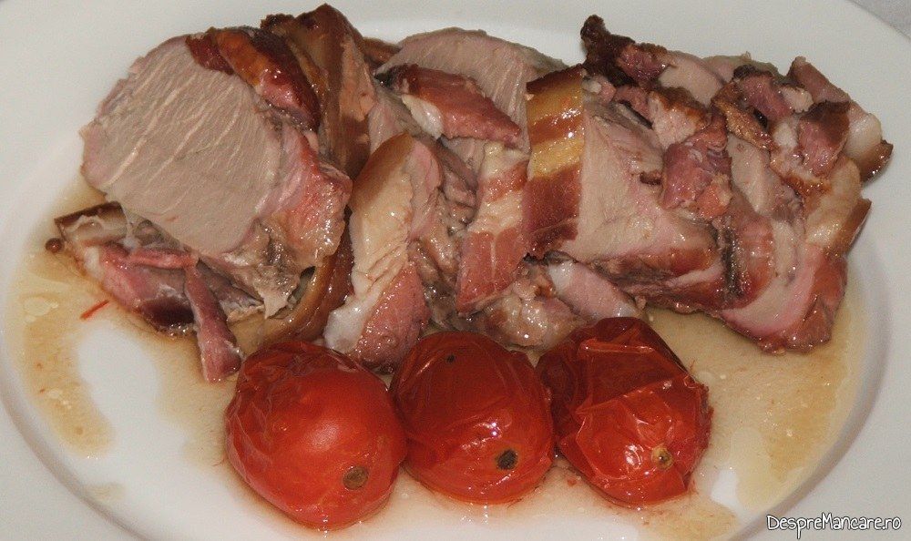 muschiulet de porc invelit in prosciuto la cuptor 9