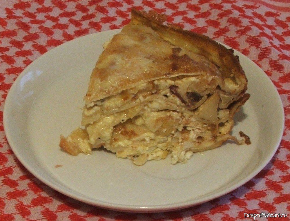 budinca din clatite cu fructe si branza dulce 19