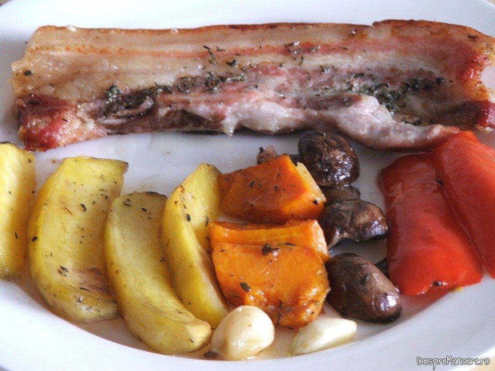 piept de porc cu legume la cuptor 12