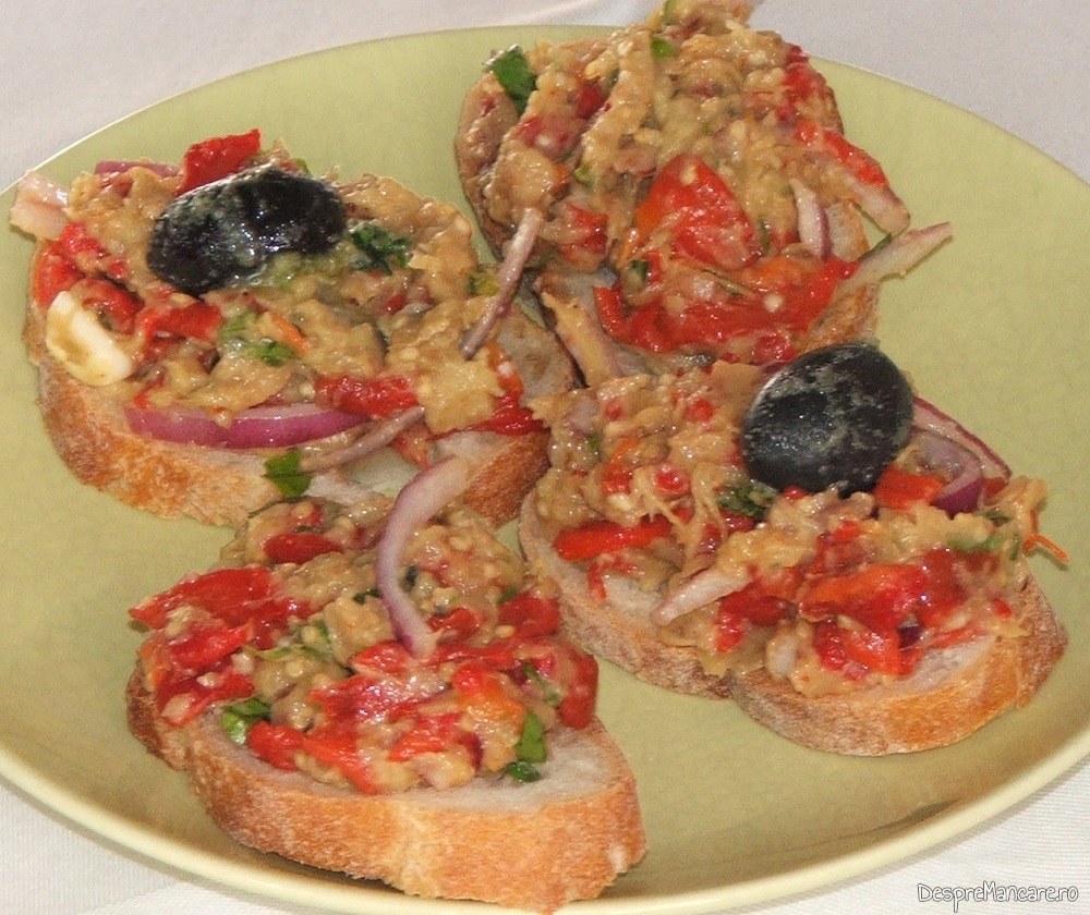 salata de iarna cu legume coapte ardei capia si vinete 5