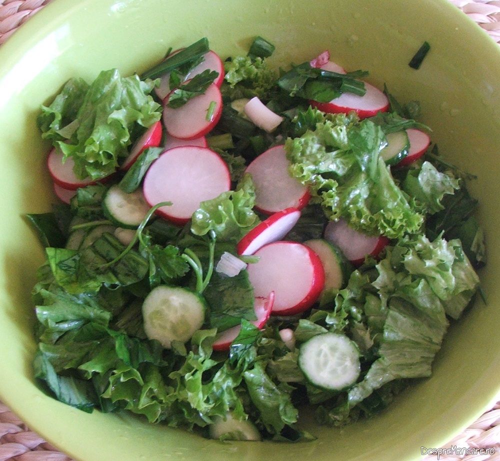salata verde de sezon