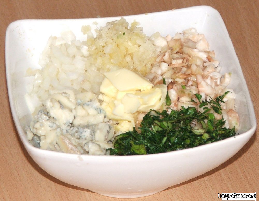 ciuperci albe umplute cu gorgonzola la cuptor 3