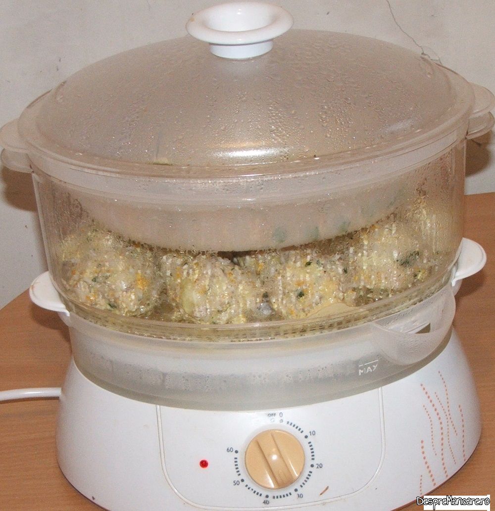 chiftelute cu orez pregatite la abur 6