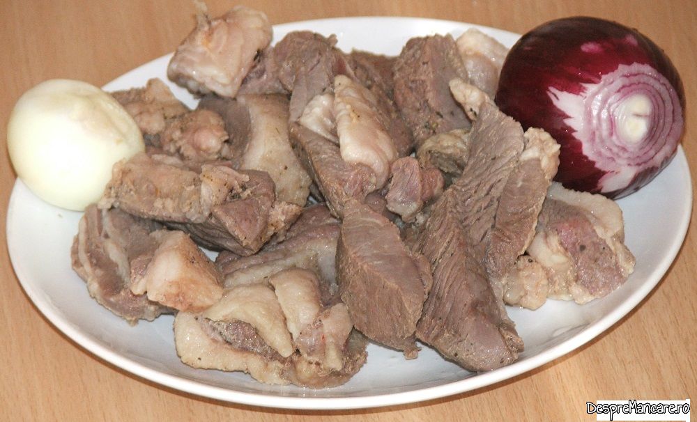 pastrama de oaie cu legume si pleorotus la cuptor 3