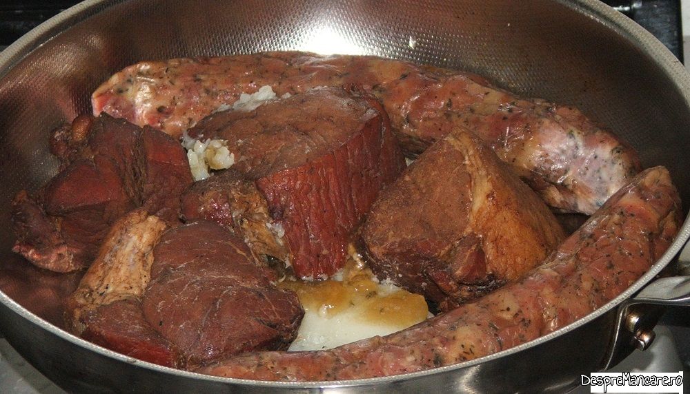 porcarele la tigaie cu mancarica de fasole boabe 1