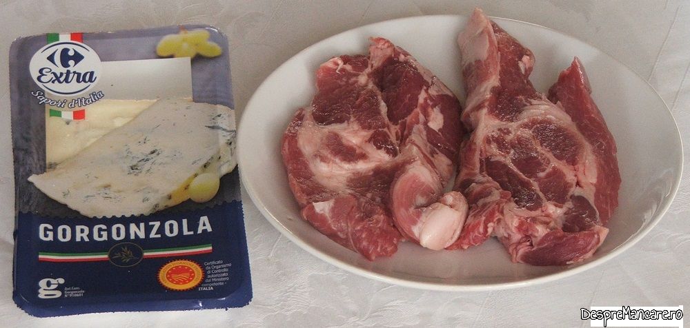 ceafa de porc la gratar cu gorgonzola 3