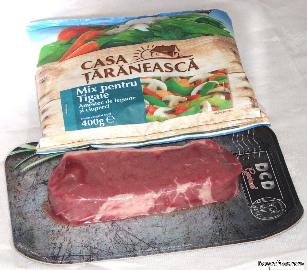 steak de vita la gratar cu gorgonzola si legume cu ciuperci la tigaie 1