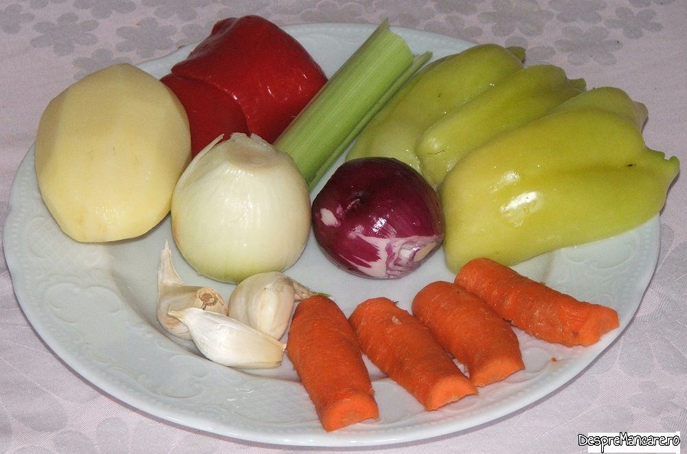 medalion din buture de vitel cu legume la gril 2