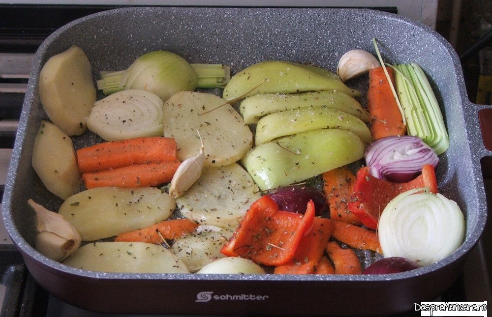 medalion din buture de vitel cu legume la gril 3