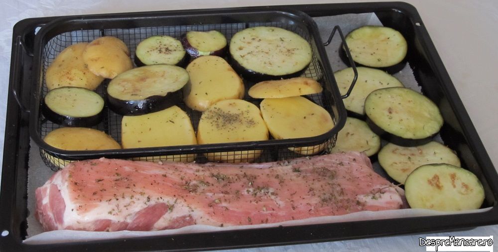 coaste proaspete de porc cu legume la gril (1)