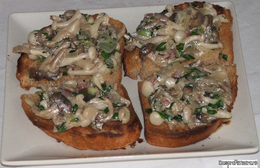 festin cu vinete pane', salata de vinete cu mujdei si sandvis cu ciuperci sitachi (1)