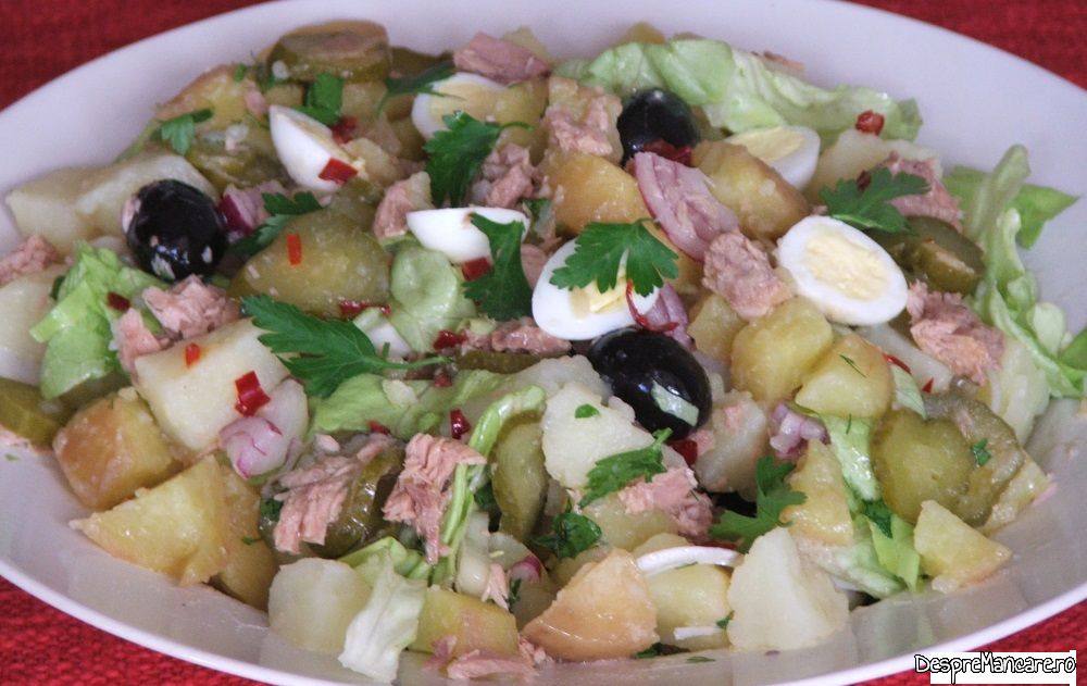 salata orientala cu ton si oua de prepelita (11)