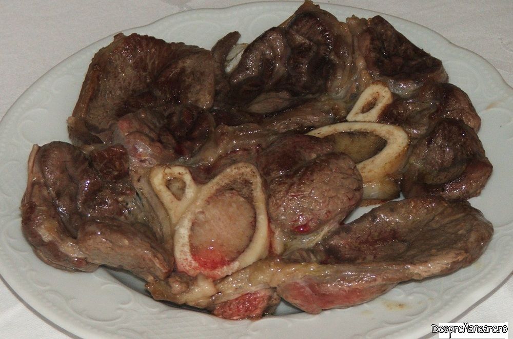 osso buco de vitel cu praz, ciuperci de plop si gorgonzola (5)