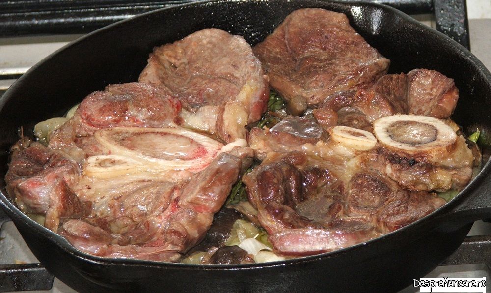 osso buco de vitel cu praz, ciuperci de plop si gorgonzola (9)