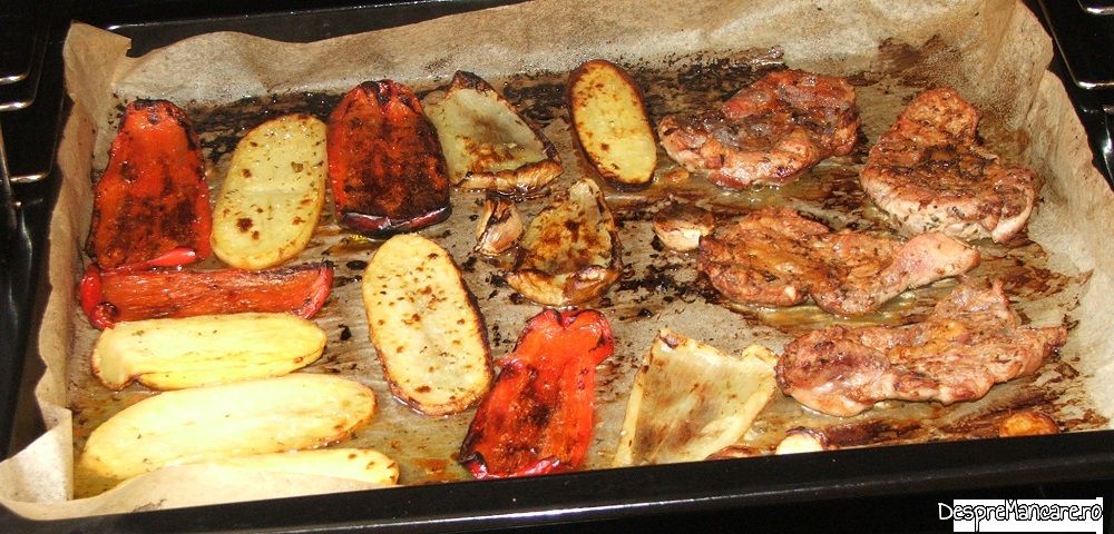 pizdulice de porc cu legume la gril ul cuptorului electric (5)