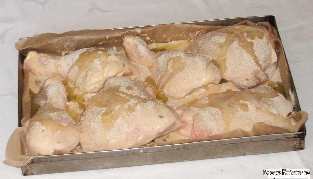 pulpe de pui cu legume, pane' uri in cuptorul electric al aragazului (10)