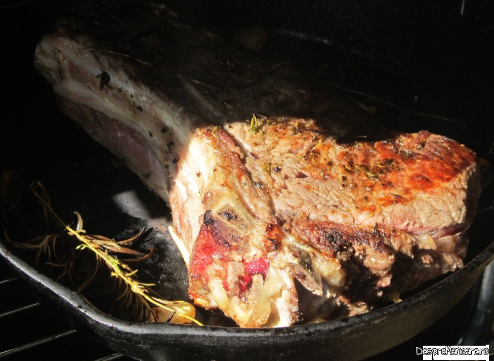 antricot de vita cu gorgonzola si garnitura de cartofi si dovleac (7)