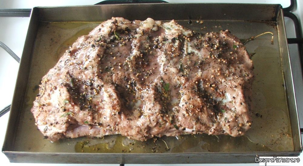 spata de porc invelita in sunca cruda, uscata, la cuptor (4) Copy