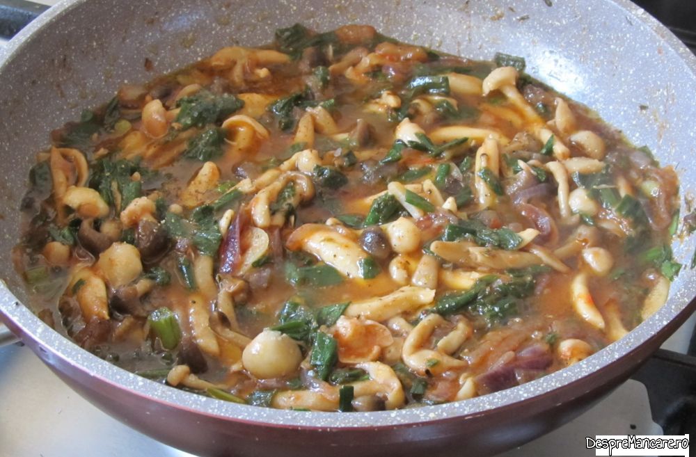 mititei la tigaia gril cu garnitura de ciuperci si salata orientala (9)
