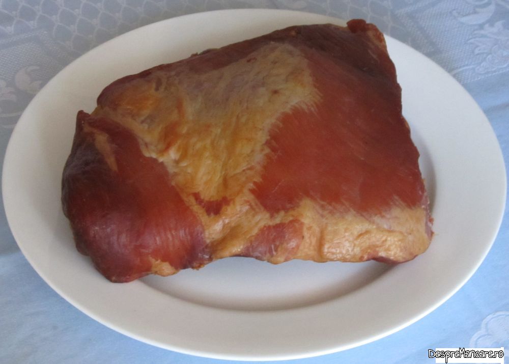 ciorba din cap de piept de porc, afumat (1)