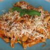 paste in sos de rosii cu ciuperci japoneze enoki (12)