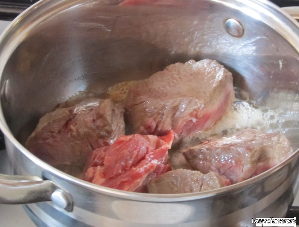 pulpa de vitel inabusita in suc de rosii cu spaghete (3)