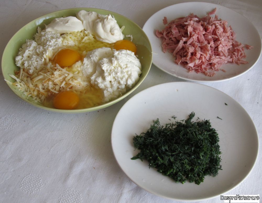 budinca cu legume, branza, smsntana, oua si mezel (3)