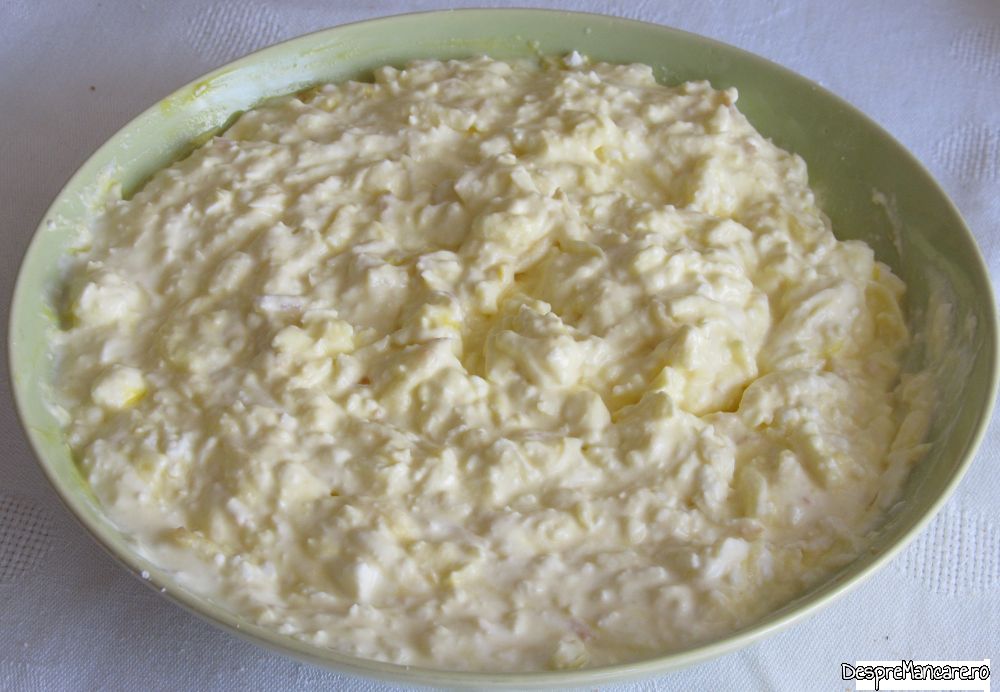 budinca cu legume, branza, smsntana, oua si mezel (6)