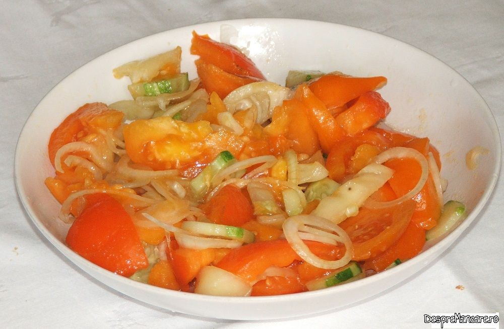 salata de rosii galbene