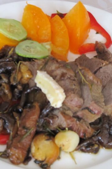 muschiulet de porc cu legume si ghebe la tigaie (6)