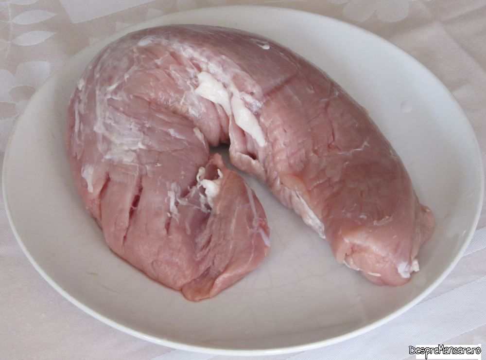 muschiulet de porc fript pe tigia japoneza, cu cartofi la cuptor (3)